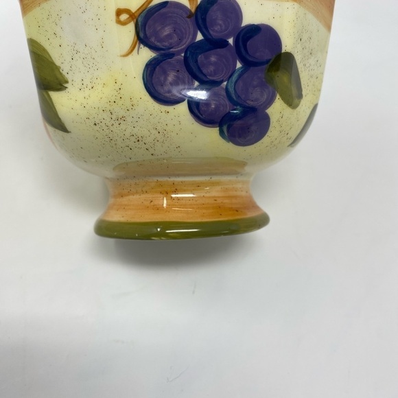 Medici Hand Painted Footed Coffee Mug - Picture 4 of 6